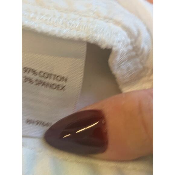 J Jill Women's Colorful Authentic Fit Floral Stretch Denim Crop Pant Size 10 - Picture 5 of 6